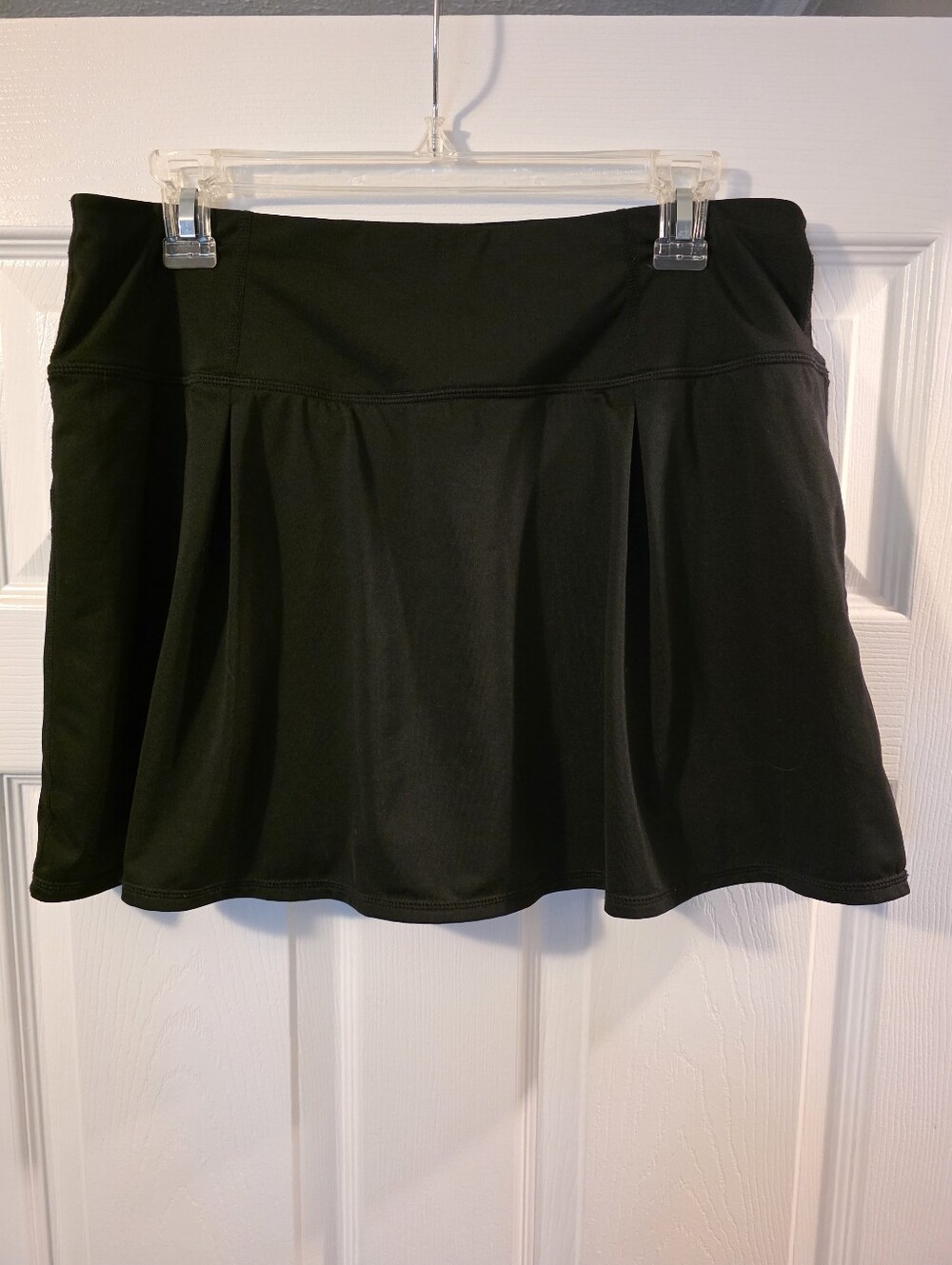 Ideology Black Circle Skater Tennis Skort